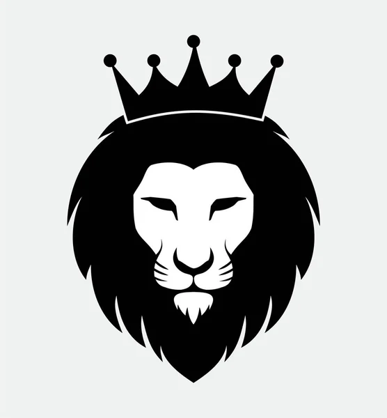 Icône tête de lion — Image vectorielle