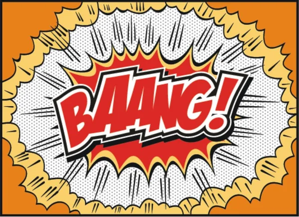 Bulle de discours BD Bang — Image vectorielle