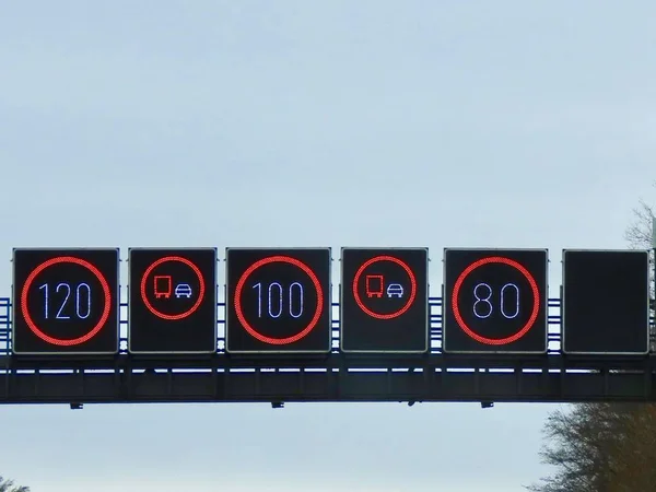 Speed limit signs