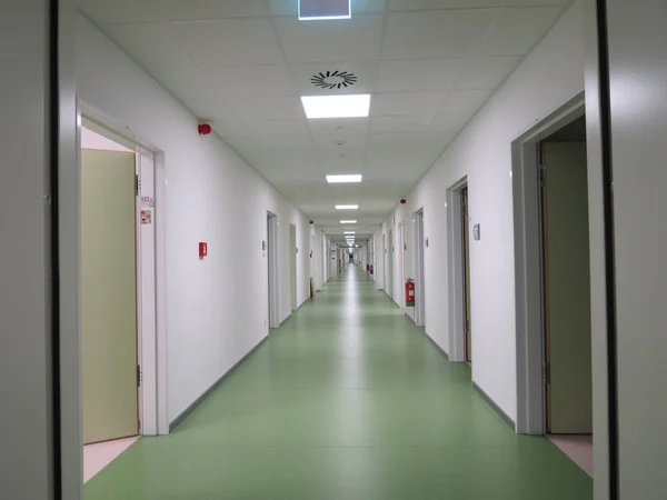 Modern koridor yeşil