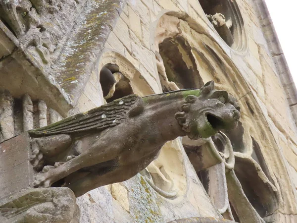 Gárgula da Catedral de Bayeux — Fotografia de Stock