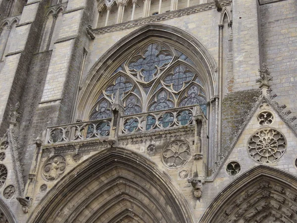 Detalhes da Catedral de Bayeux — Fotografia de Stock