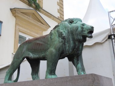 Lüksemburg 'da bakır aslan