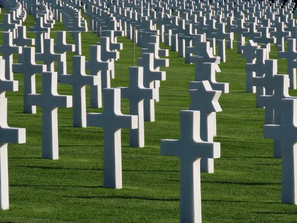 Cementerio militar estadounidense — Foto de Stock