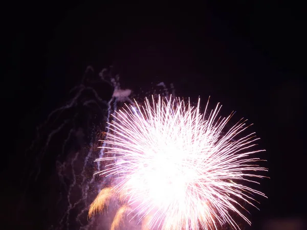 Fuochi d'artificio in Lussemburgo — Foto Stock