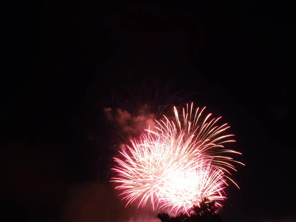 Fuochi d'artificio in Lussemburgo — Foto Stock