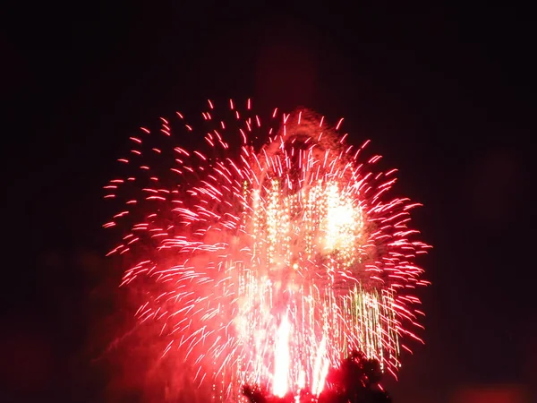 Fuochi d'artificio in Lussemburgo — Foto Stock