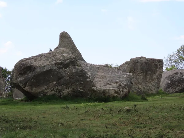 Alineaciones de megalitos de Carnac — Foto de Stock