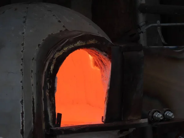 ガラス吹き用の炉 — ストック写真