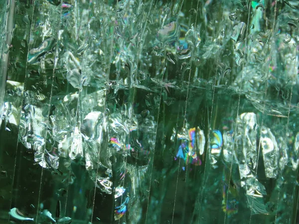 Grüne Glasplaketten — Stockfoto