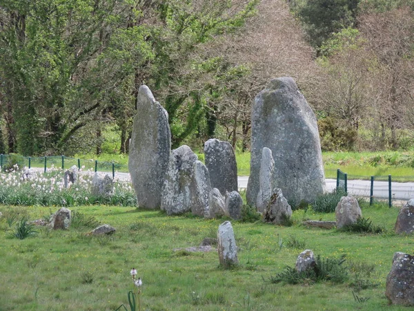 Alineaciones de megalitos de Carnac — Foto de Stock