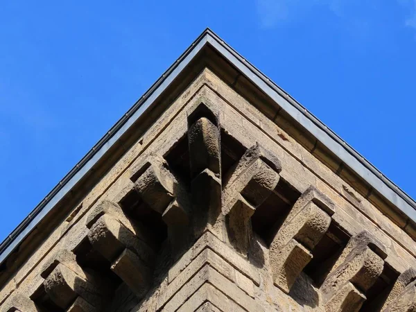 Topo da torre medieval — Fotografia de Stock
