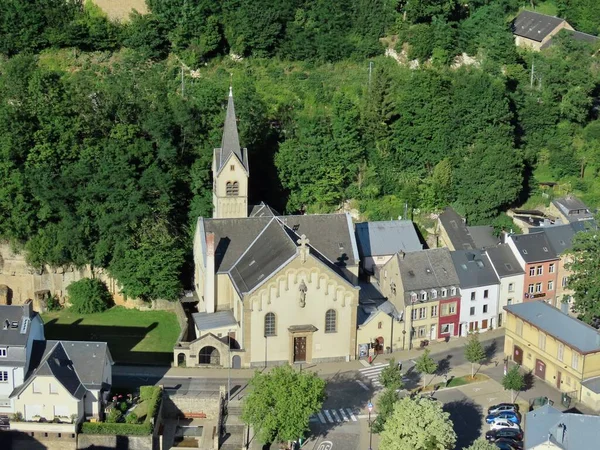 Kyrkan i Luxemburg — Stockfoto