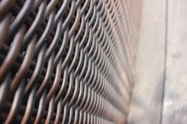 Yakın plan vintage hasır koltuk arkaplanı