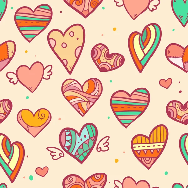 Dia dos Namorados. Coleção de corações Set . — Vetor de Stock