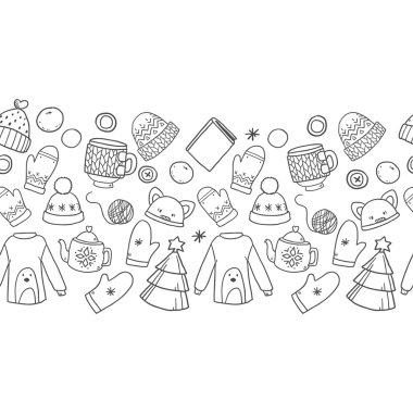 desen kış giysileri unsurları ile 