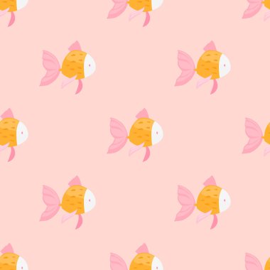 karikatür balık desen