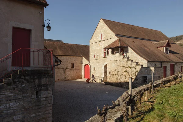 Adega Clos Tart Borgonha França — Fotografia de Stock