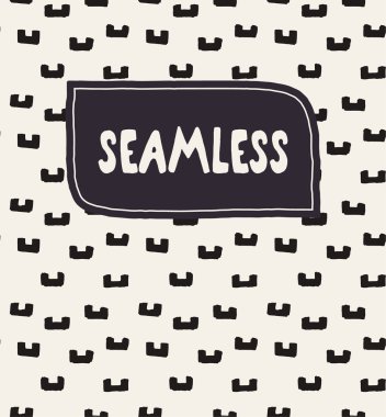 Handsketched vektör Seamless Modeli