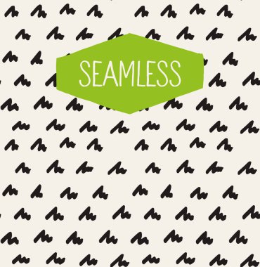 Handsketched vektör Seamless Modeli
