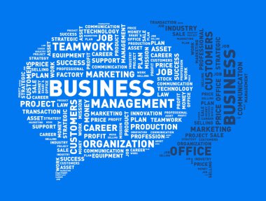 İş konuşma balonu, kelime bulutu vektör