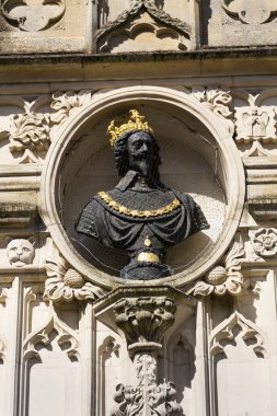 Ben Chichester şehir piyasada Chichester, West Sussex İngiltere İngiltere arası Charles kopya büstü
