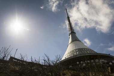 Telekomünikasyon vericileri kule Jested, Liberec, Çek Cumhuriyeti