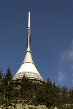 Telekomünikasyon vericileri kule Jested, Liberec, Çek Cumhuriyeti