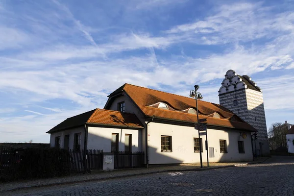 Renaissance Water tower in Tabor, Czech Republic — Stock Photo, Image