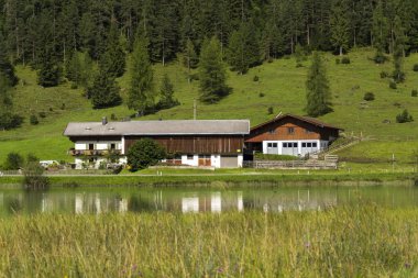Göl Pillersee çiftlik evinde Sankt Ulrich ile am Pillersee, Avusturya