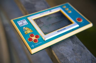 Vintage el elektronik Nintendo oyun Donkey Kong Jr.
