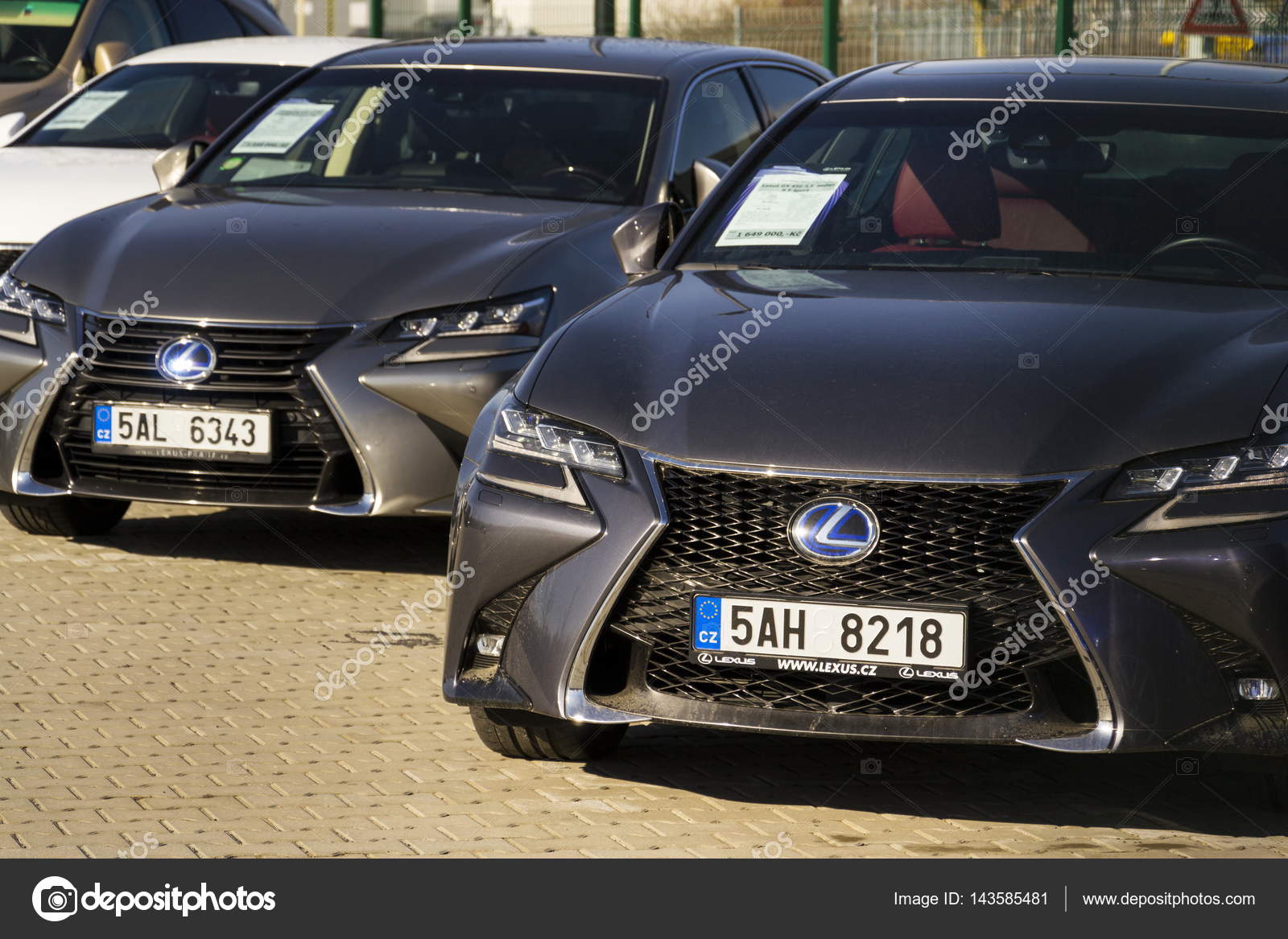 Lexus cars in front of dealership building on February 25, 2017 in