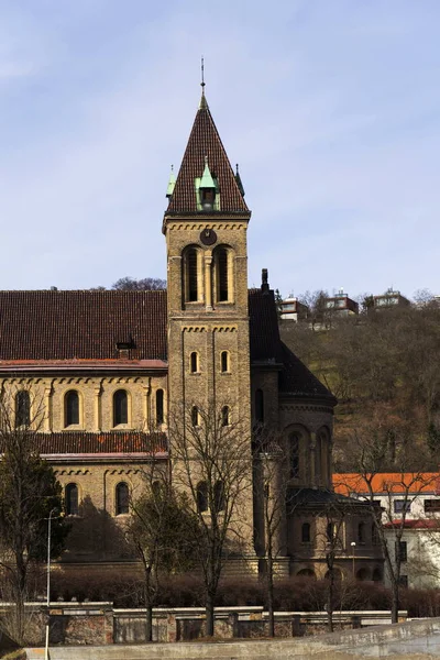 Zvěstování Panny Marie kostel sv. Gabriel v Praze, Česká republika — Stock fotografie
