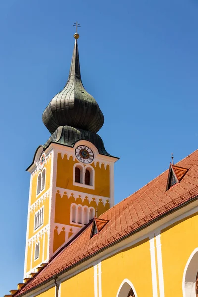 Rzymskokatolicki Kościół Święty ojciec Achaz w Schladming — Zdjęcie stockowe