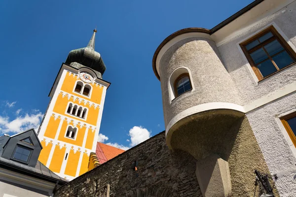 Romersk-katolska kyrkan av den heliga fadern Achaz i Schladming — Stockfoto