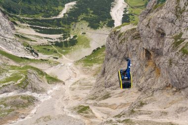 Teleferik teleferik Dachstein dağ Zirvesi için seyahat 
