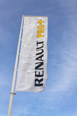 Renault şirket logosu Bayilik bina 