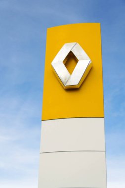 Renault şirket logosu Bayilik bina 