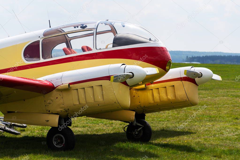 Aero 145 twin-piston engined civil utility aircraft produced in Czechoslovakia 