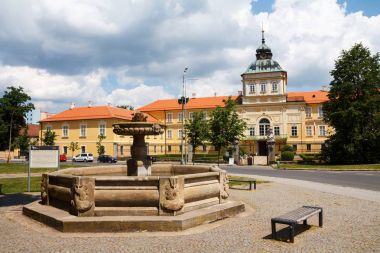 Barok-klasik yeni Chateau Horovice Bohemia, Çek Cumhuriyeti, Avrupa'nın