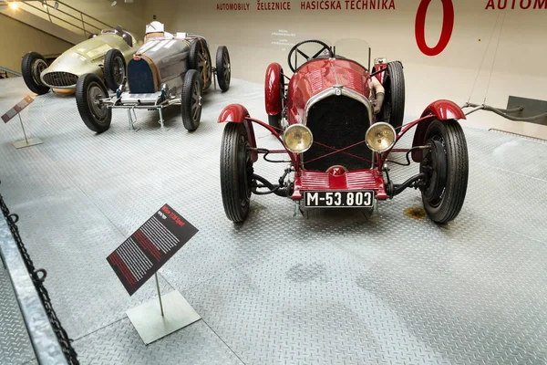 Wikow 7 / 28 Sport racing car from 1929 stands in National technical museum — стоковое фото