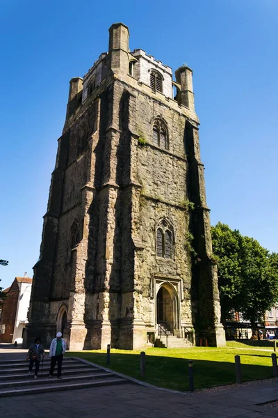 Chichester Verenigd Koninkrijk Augustus Chichester Kathedraal Bell Tower West Sussex — Stockfoto