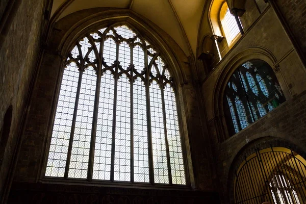 Architektonicznego Detalu Katedra Chichester Katedra Kościół Świętej Trójcy West Sussex — Zdjęcie stockowe