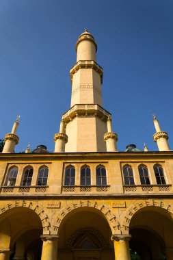 Lednice Minare romantik gözcü Kulesi Lednice Valtice alanında, Çek Cumhuriyeti