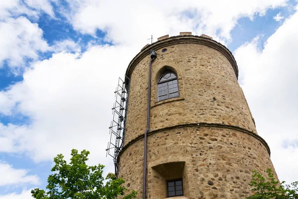 Josefs Aussichtsturm Auf Dem Berg Klet Ältester Steinerner Aussichtsturm Böhmen — Stockfoto