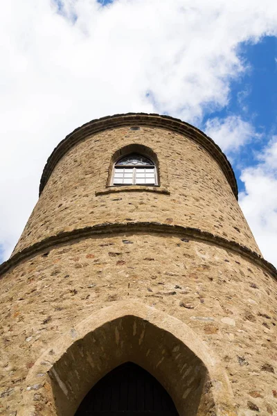 Josefs 瞭望塔在山顶 Klet 最旧的石瞭望塔在波希米亚命名后的王子约瑟夫 Blansky 捷克共和国 — 图库照片