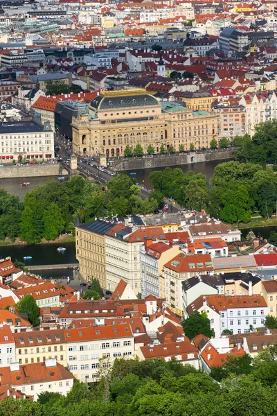 Národní Divadlo Most Legií Střelecký Ostrov Praha Česká Republika — Stock fotografie