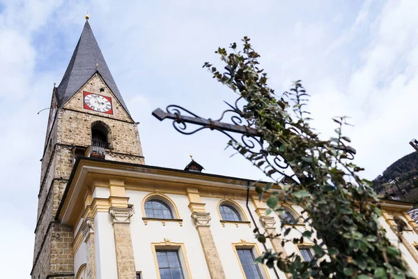 Iglesia Católica Romana Pfarrkirche Alban Matrei Osttirol Austria Iglesia Rural — Foto de Stock