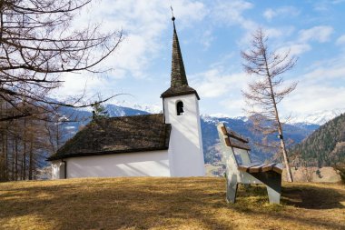 Dağlardaki Klaunzer Şapeli, Avusturya, Osttirol 'deki Matrei