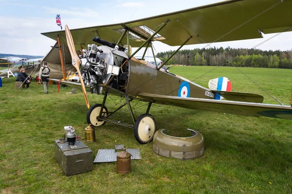 Plasy République Tchèque Avril 2017 Des Biplans Britanniques Première Guerre — Photo